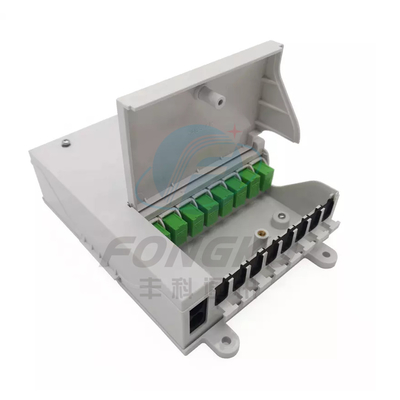 ядри терминальной коробки 8 оптического волокна Splitter FTTH PLC 1x8 с переходником шторки SC