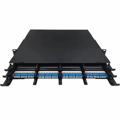 1U 144Core Simple Optical Fiber Distribution Box Patch Panel с конструкцией стойки