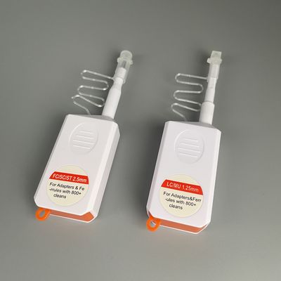 FC/SC/ST 2.5mm LC/MU 1.25mm Фиброоптическая уборная ручка Mini Short Optical Module Flange Cleaner