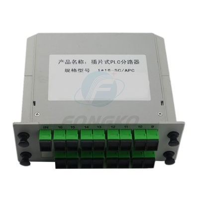 Оптическое волокно 1 Splitter PLC 16 Abs Splitter трубки кассеты стальной для CATV
