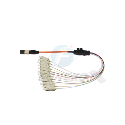 MPO-12 к перерыву SC LC из кабеля разветвителя оптического волокна гибкого провода отрезка провода
