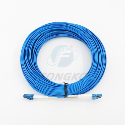 Соединитель гибкого провода LC/UPC-LC/UPC отрезка провода однорежимного оптического волокна бронированный