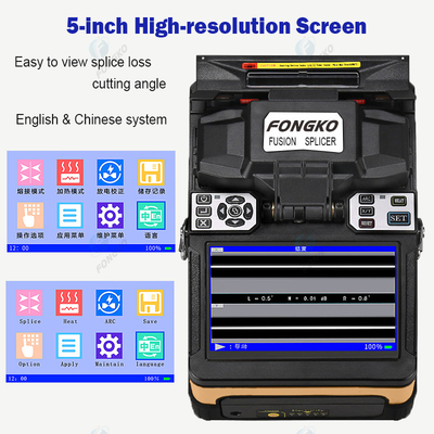 Splicer оптического волокна дисплея LCD цвета TFT, машина оптического волокна FONGKO соединяя