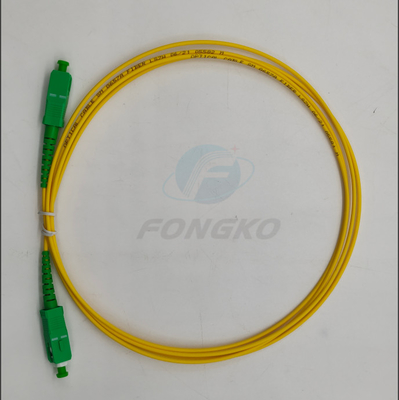 SC/APC к SC/APC Волоконно-оптический патч-кабель MM SM Simplex 9/125 G652D G657A