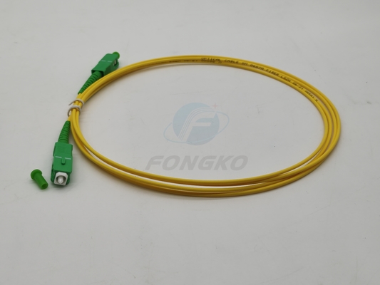 SC/APC к SC/APC Волоконно-оптический патч-кабель MM SM Simplex 9/125 G652D G657A