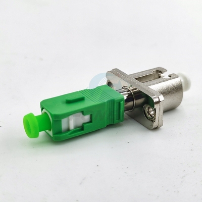 Simplex Simglemode Fiber Optic Adapter LC APC - SC APC FTTH Мужской адаптер оптический металлический соединитель