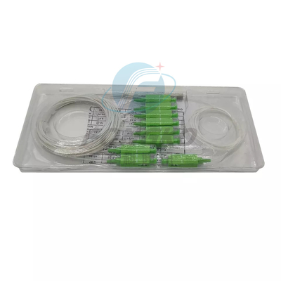 1*8 SC APC Fiber Optic PLC Splitter 1:8 Стальной трубы FTTH Мини оптический PLC Splitter