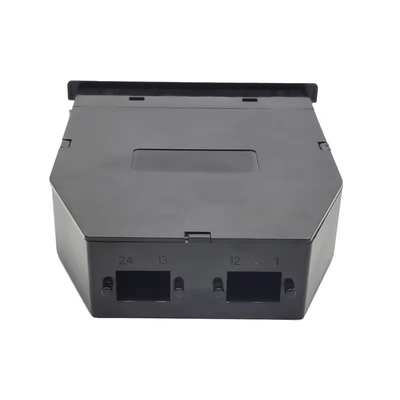24F Черный LC Duplex Multimode MPO MTP Волоконная кассета для 24 портов OM3 OM4 OS2 Patch Panel