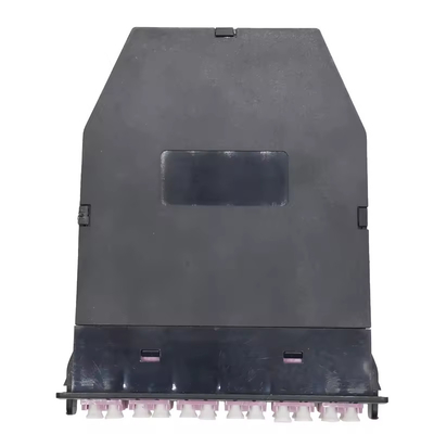24F Черный LC Duplex Multimode MPO MTP Волоконная кассета для 24 портов OM3 OM4 OS2 Patch Panel