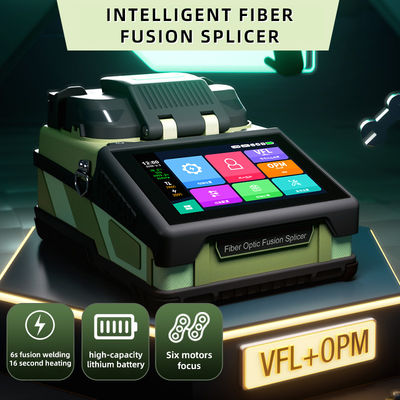 Сплиссер для синтеза оптических волокон с шестью двигателями Сплиссер для синтеза ядра и ядра