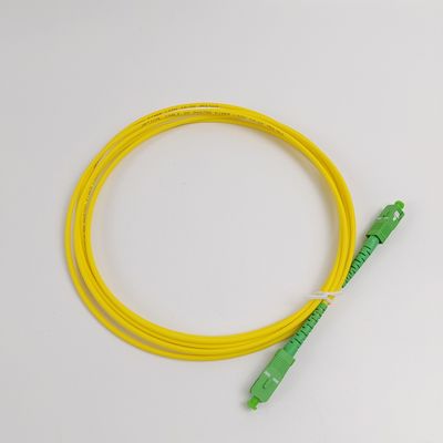 Оптический патч-шнур Yellow Pigtail SC/APC G652D Single Mode LSZH 1M Simplex 2,0mm Fiber Optic Patch Cord