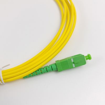 Оптический патч-шнур Yellow Pigtail SC/APC G652D Single Mode LSZH 1M Simplex 2,0mm Fiber Optic Patch Cord