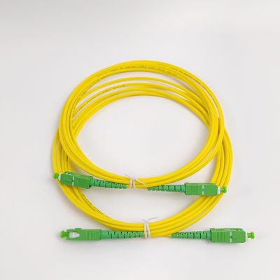 Оптический патч-шнур Yellow Pigtail SC/APC G652D Single Mode LSZH 1M Simplex 2,0mm Fiber Optic Patch Cord