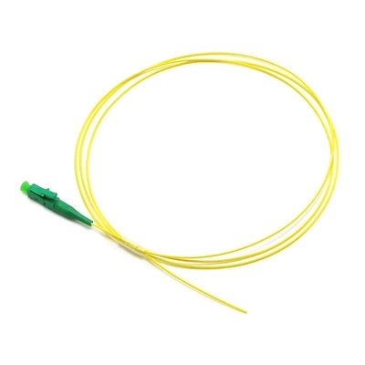 Белый/желтый хвост свиньи SC/APC G652D однорежимный LSZH 1M Simplex 2.0mm Fiber Optic Pigtails