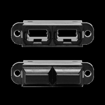 FONGKO Black Flangeless Duplex Adapter DX Flanged Fiber Optical MPO адаптеры для оптических волокон