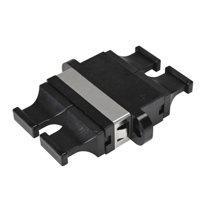 FONGKO Black Flangeless Duplex Adapter DX Flanged Fiber Optical MPO адаптеры для оптических волокон