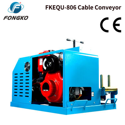 FONGKO FKEQU-806 Дизель-генератор с электрическим и ручным запуском, конвейер для кабеля 4~20 м/мин, 1-18 см