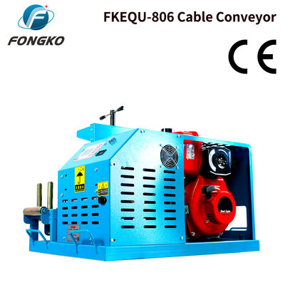 FONGKO FKEQU-806 Дизель-генератор с электрическим и ручным запуском, конвейер для кабеля 4~20 м/мин, 1-18 см
