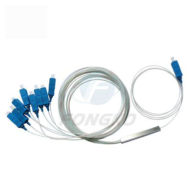 1x8 1 1*32 1*64 FTTH PLC Steel Tube Splitter SC UPC 0,9 мм ПЛК с оптическими волокнами