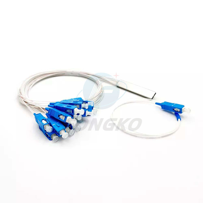 1x8 1 1*32 1*64 FTTH PLC Steel Tube Splitter SC UPC 0,9 мм ПЛК с оптическими волокнами
