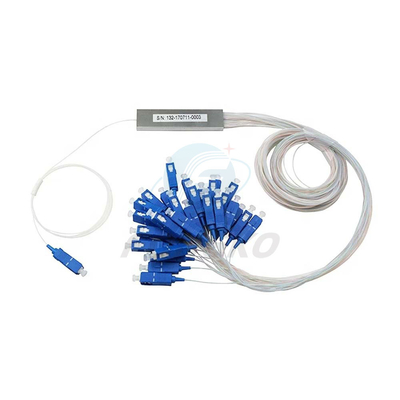 1x8 1 1*32 1*64 FTTH PLC Steel Tube Splitter SC UPC 0,9 мм ПЛК с оптическими волокнами