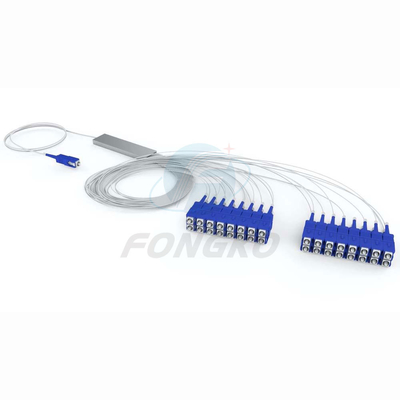 1x8 1 1*32 1*64 FTTH PLC Steel Tube Splitter SC UPC 0,9 мм ПЛК с оптическими волокнами