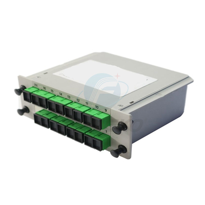 Оптический Splitter Mini Type Plc Sc Apc Splitter 1X16 Волоконно-оптическая вставка для Ftth