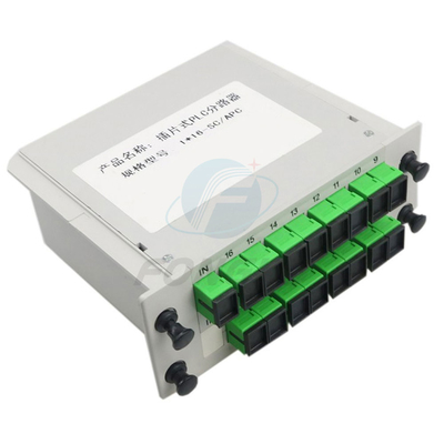 Оптический Splitter Mini Type Plc Sc Apc Splitter 1X16 Волоконно-оптическая вставка для Ftth