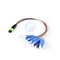 MTP MPO к режиму 0.9mm гибкого провода отрезка провода разветвителя оптического волокна SC UPC одиночному